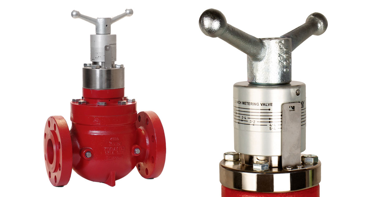 high pressure control valve metering valves