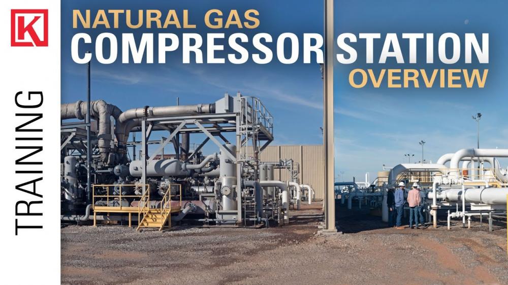 natural gas compressor station design