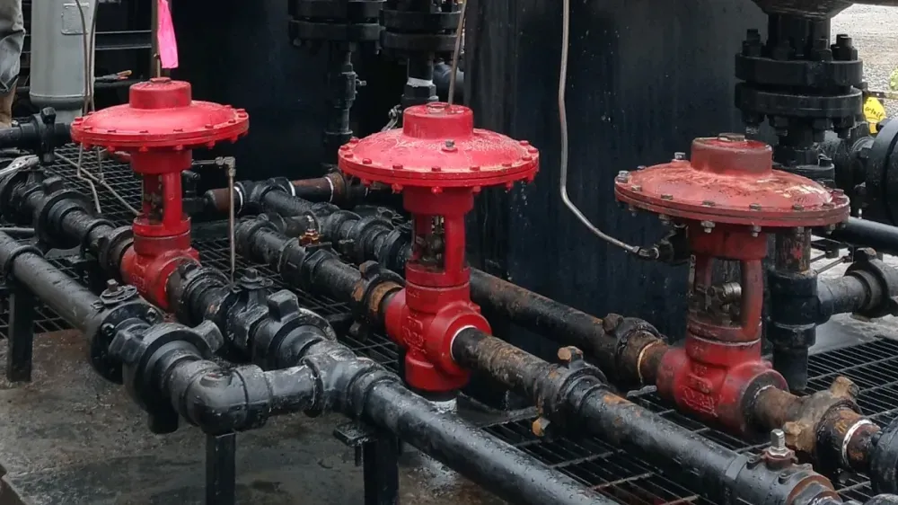T-Body High Pressure Control Valve in East Texas