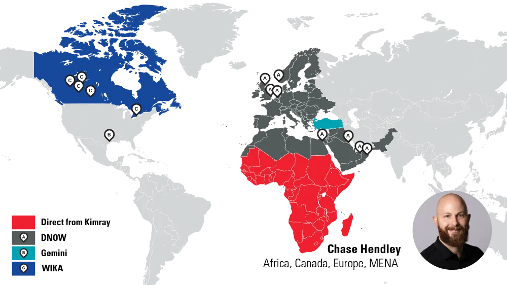Our Partners in Africa, Canada, Europe, and the Middle East