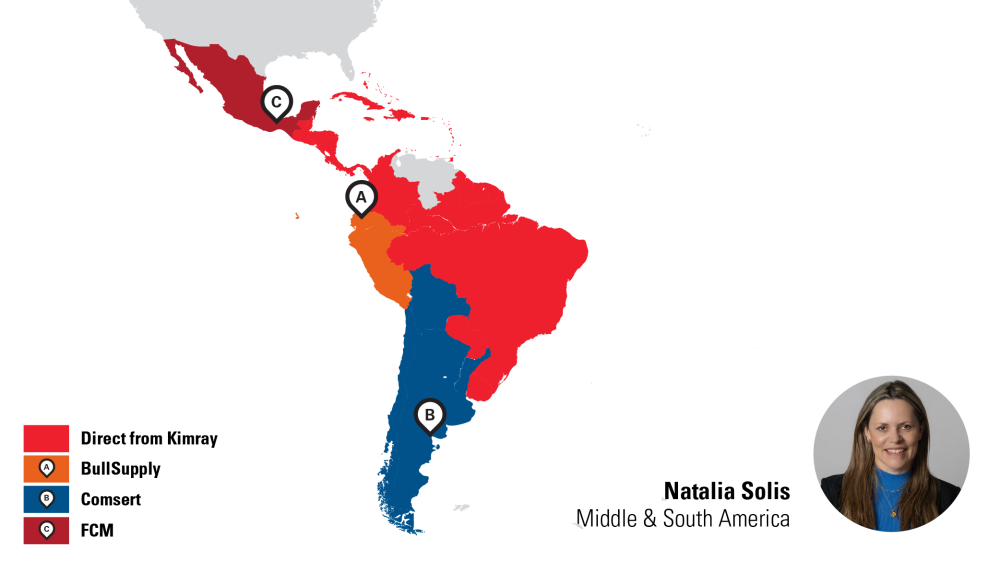 Our Partners in Middle and South America