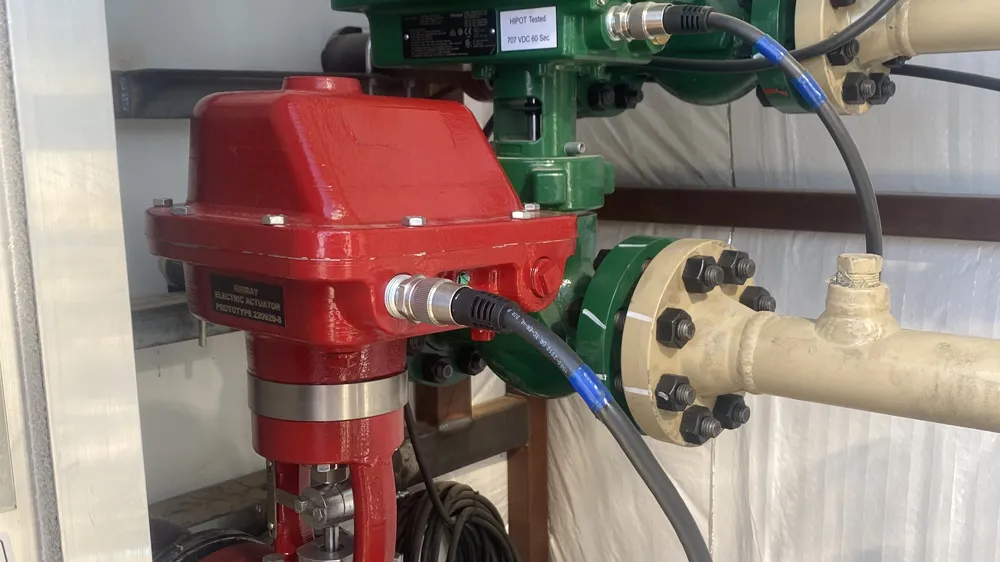 Electric Actuator Installed on Plunger Lift in Wyoming