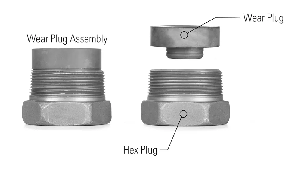 Replaceable Wear Plug Assembly