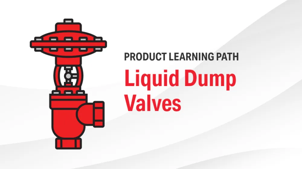 Product Learning Path - Liquid Dump Valves