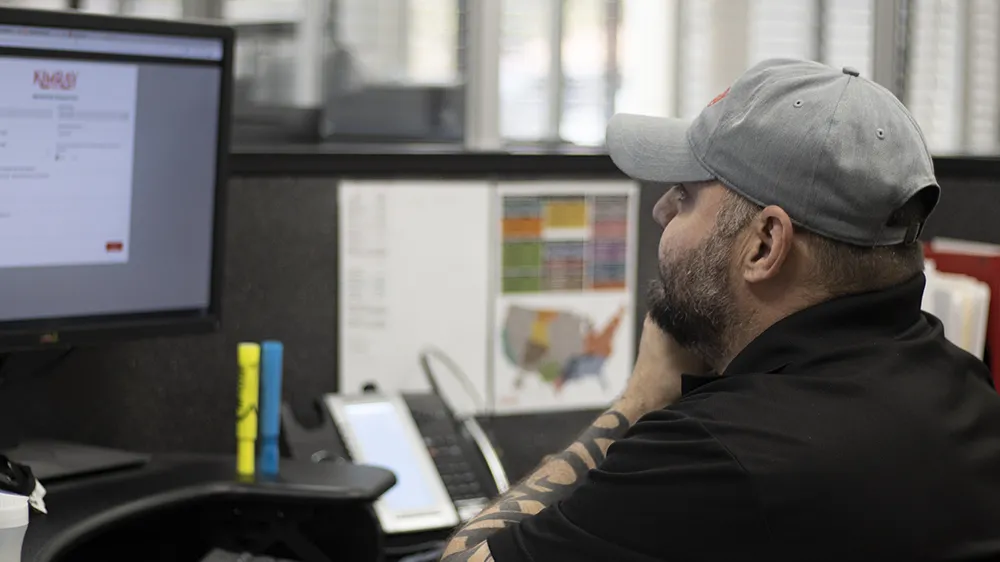 Inside Sales Representative Assisting a Customer Over the Phone