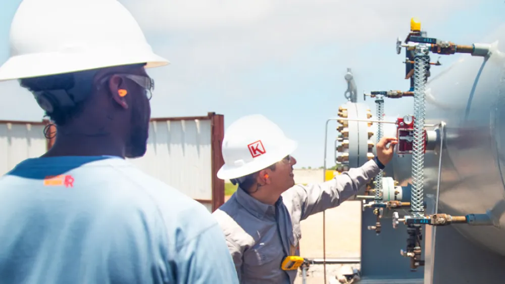 Kimray Technician Explaining Product Function