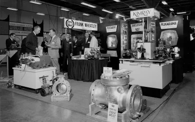 Kimray Trade Show Booth in 1954
