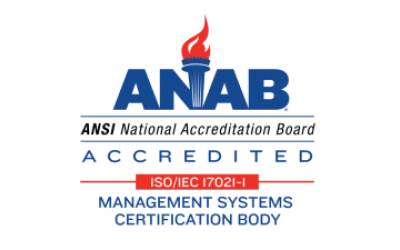 ANAB Accredited ISO/IEC 17021-1