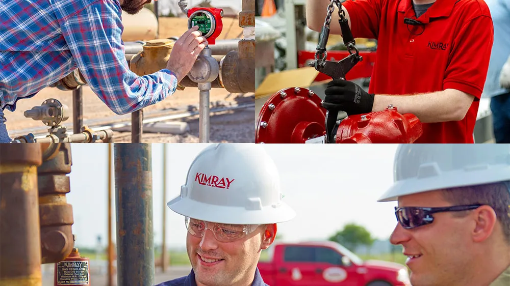 Collage of Kimray Team Members