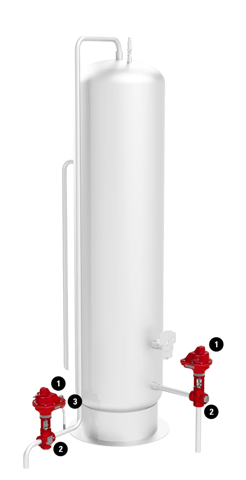 Vertical Separator - Low Pressure, Electric, 2-Phase