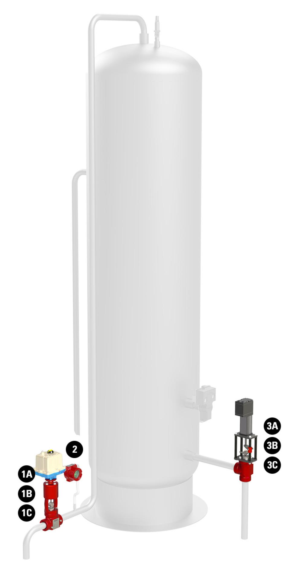 Vertical Separator - Low Pressure, Electric, 2-Phase
