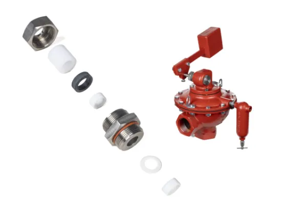 Weight Operated Dump Valve Stuffing Box Assemblies