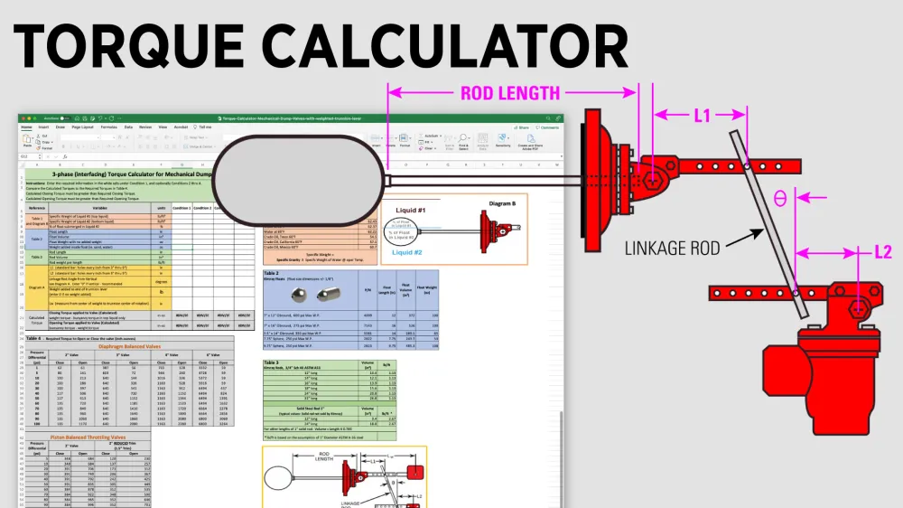 How a Torque Calculator Can Help You Size the Float for your Lever-Operated Dump Valve