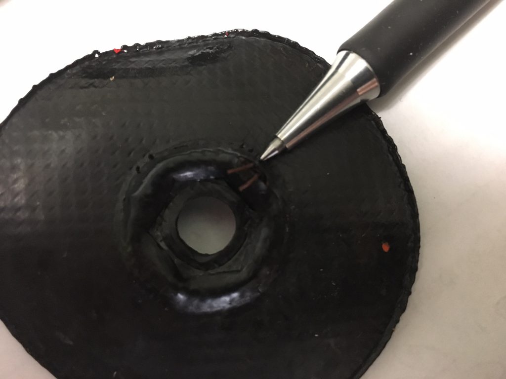 Seat Elastomer Compromised by Erosion