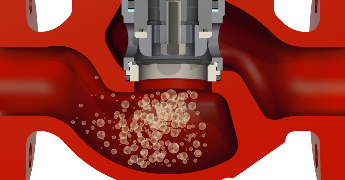 Cavitation in a Valve