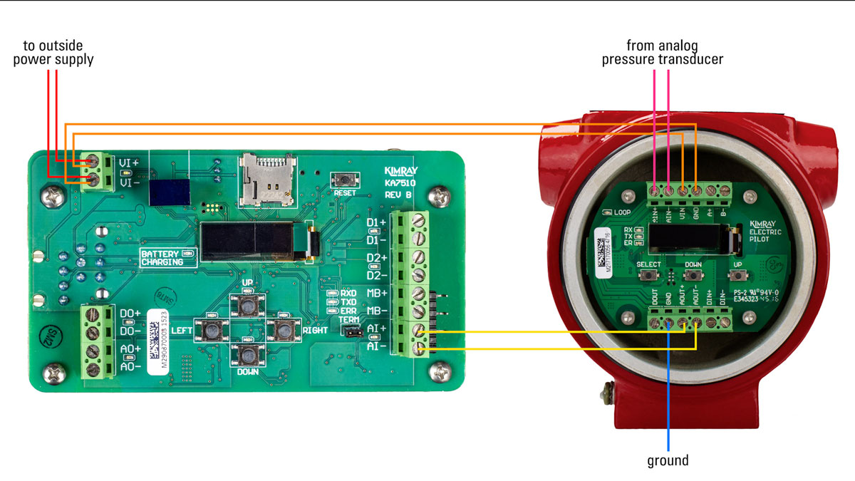 Electric Pilot Connections