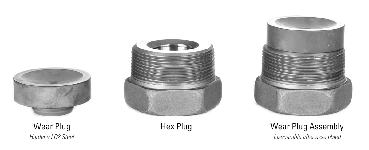 Replaceable Wear Plug Assembly