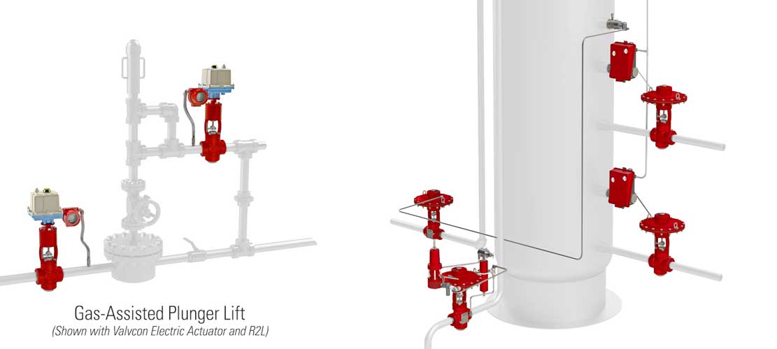 T-Body Used in a Gas-Assisted Plunger Lift Application