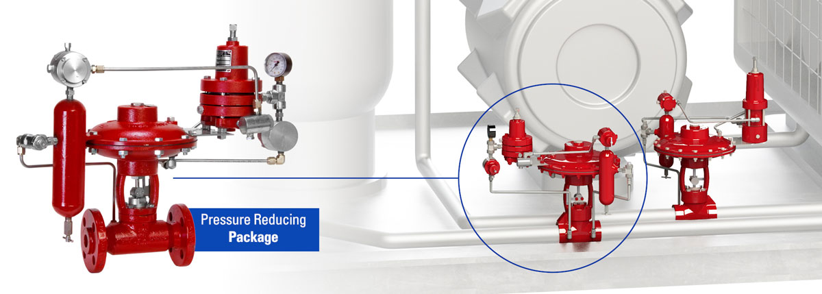 Pressure Reducing Regulator Package in a Compressor Application