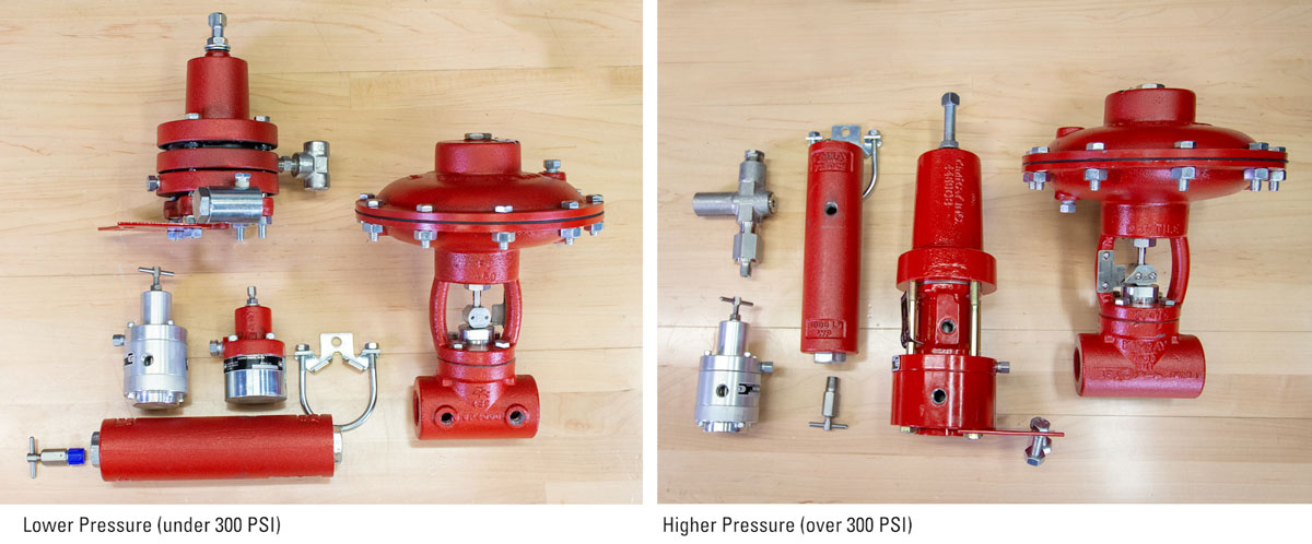 Package Components for Low and High Pressure