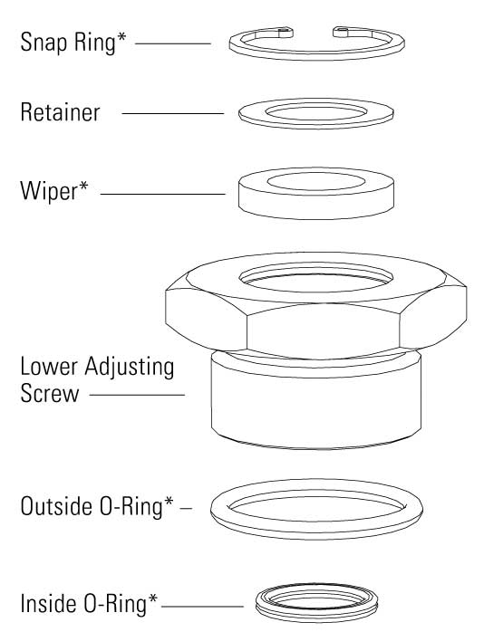 Lower Adjusting Screw Diagram