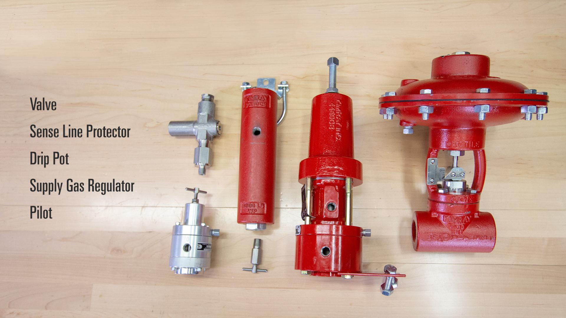 Parts of a High Pressure Back Pressure Package