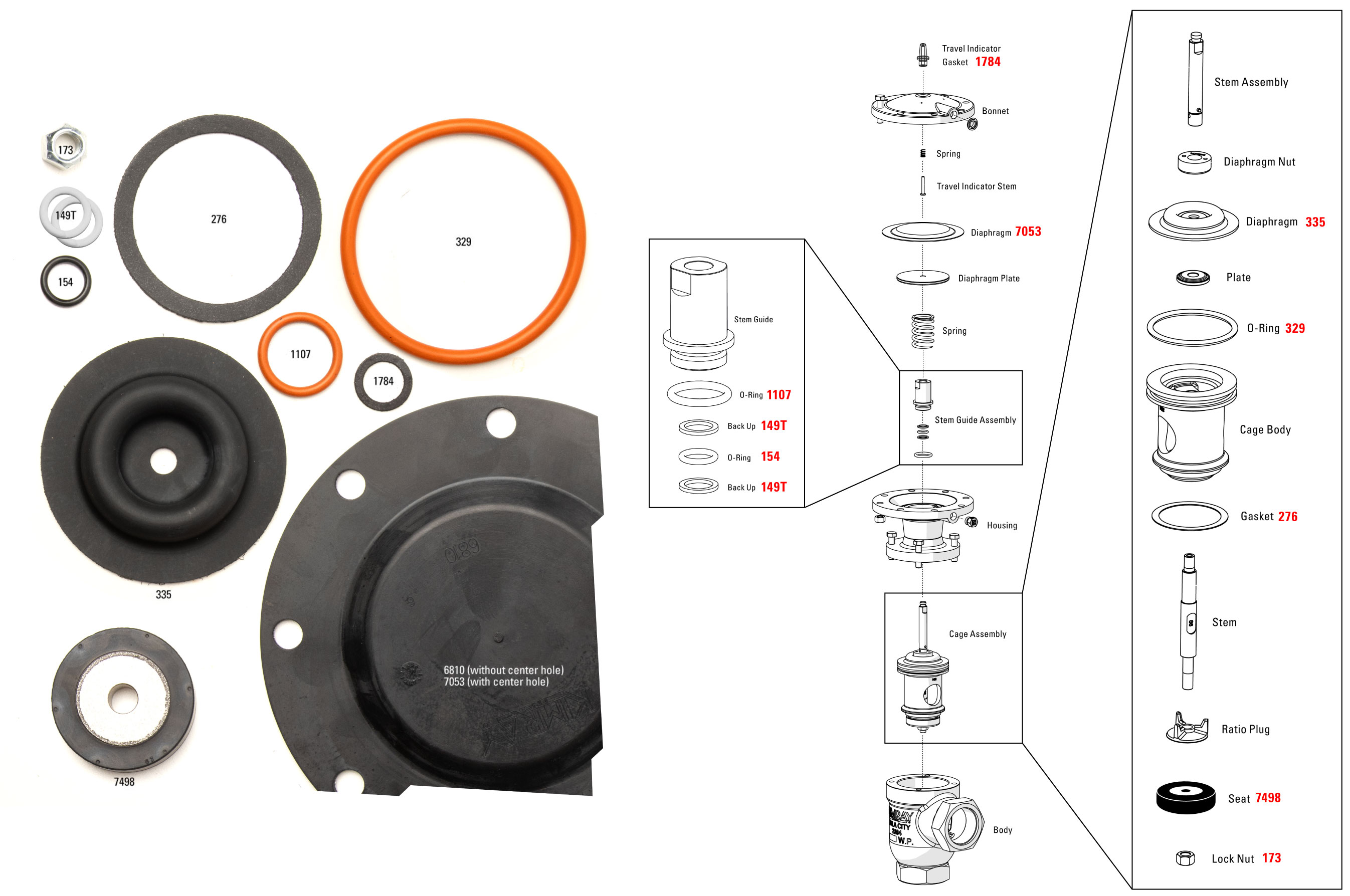 Repair Kit Parts