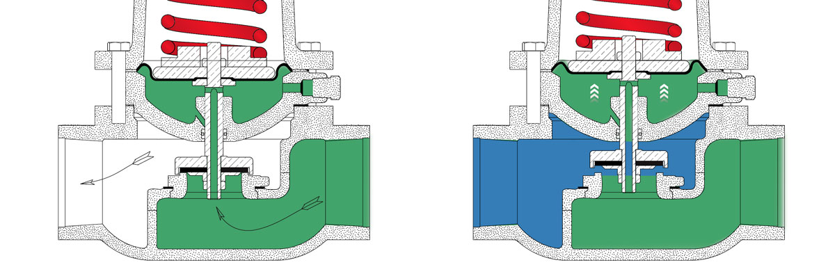 spring loaded valve internals