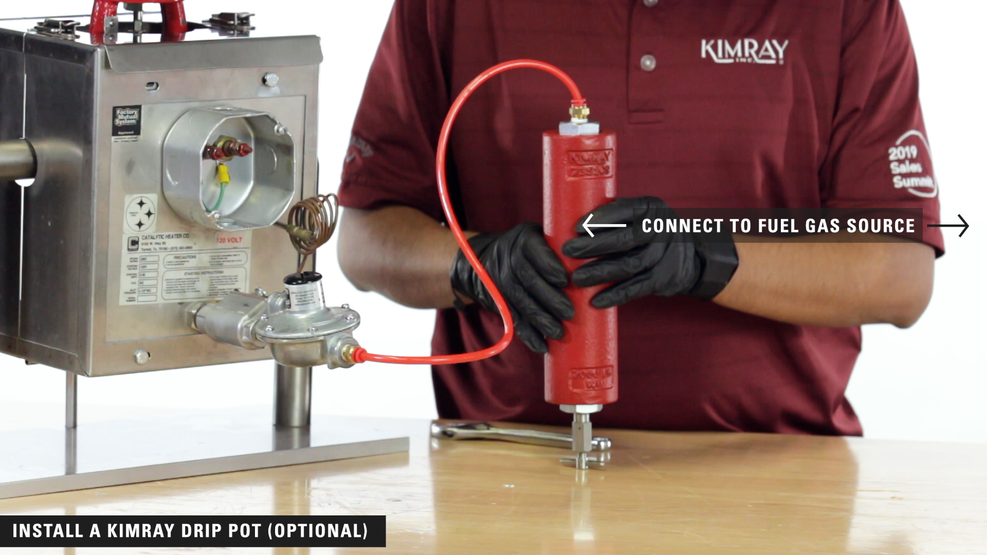 Install Optional Drip Pot