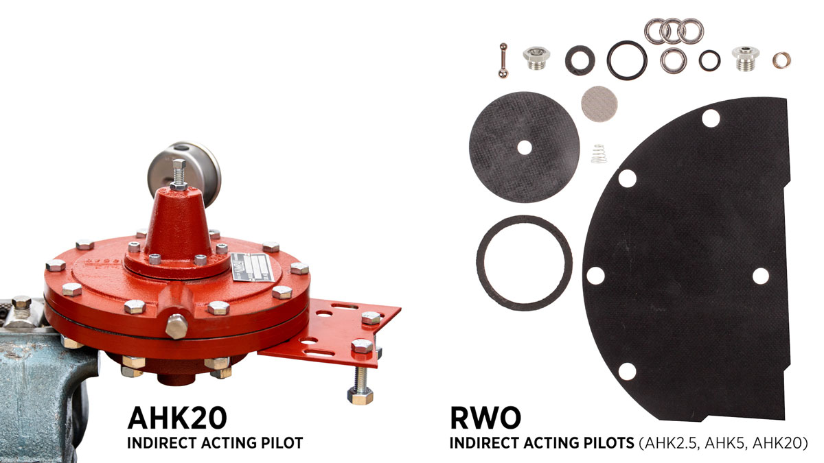 AHK20 Indirect Acting Pilot and RWO Repair Kit