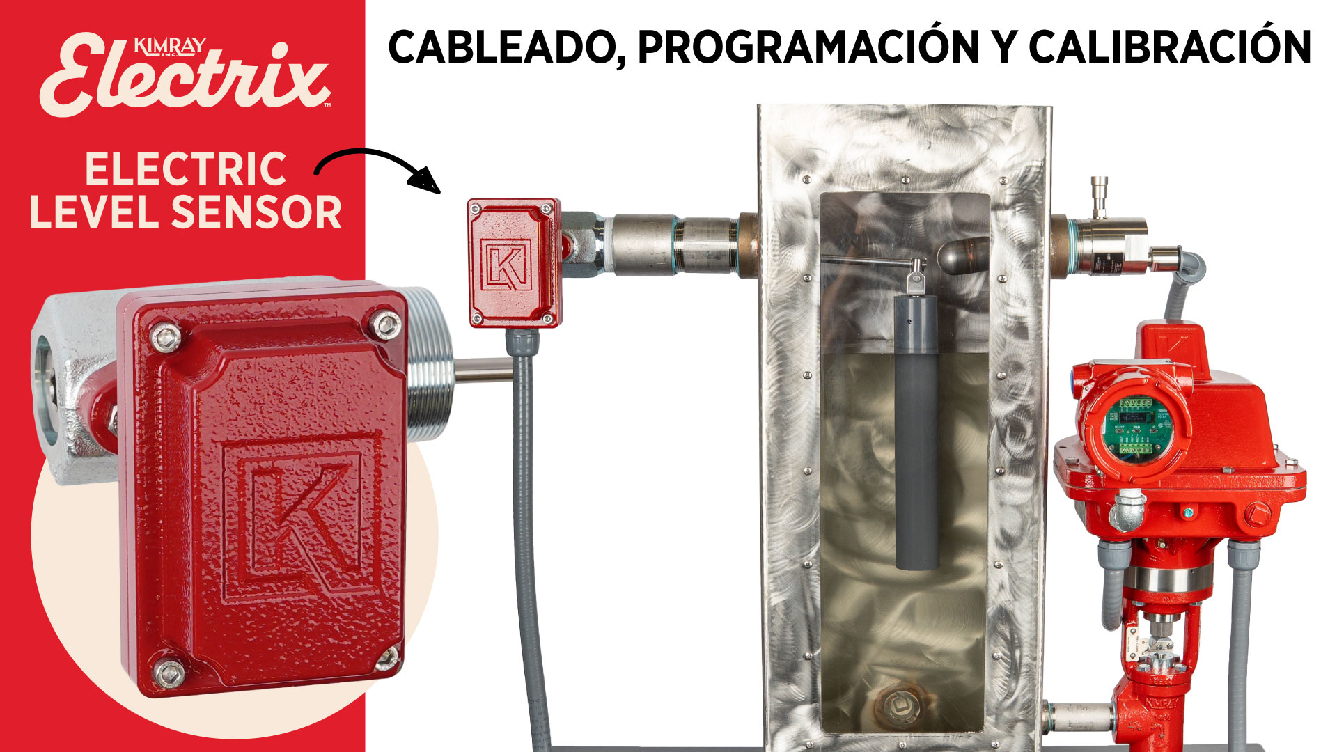 cableado, programación y calibración de electric level sensor