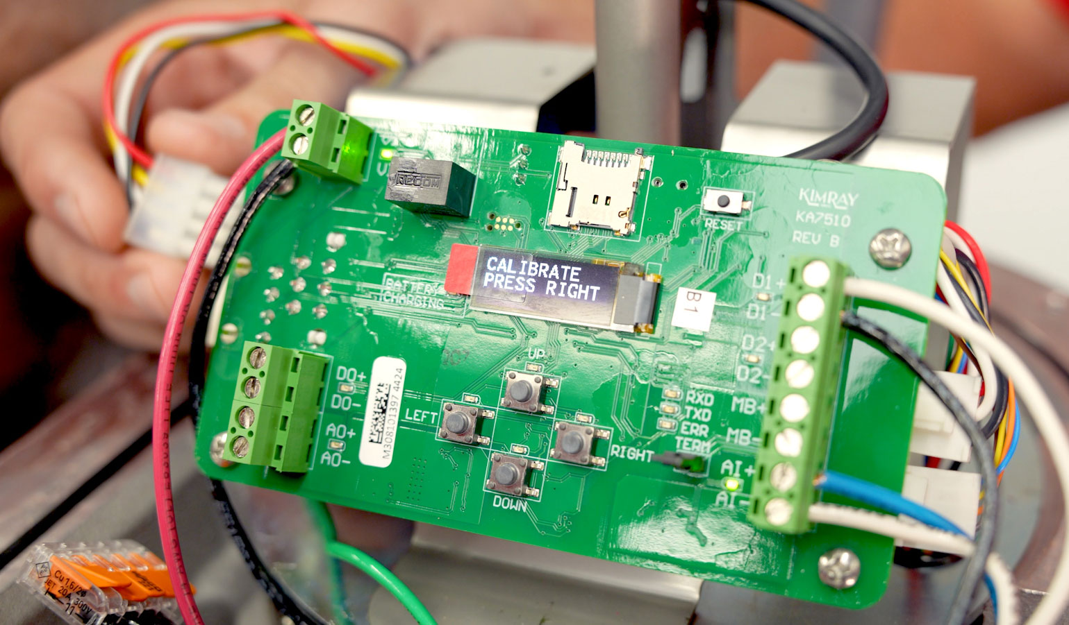 calibración del electric actuator