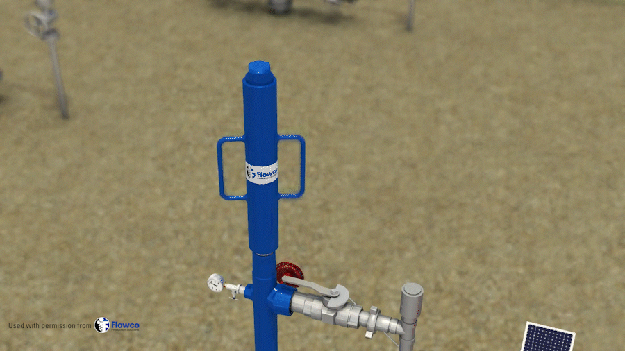 Flowco Plunger Lift Animation