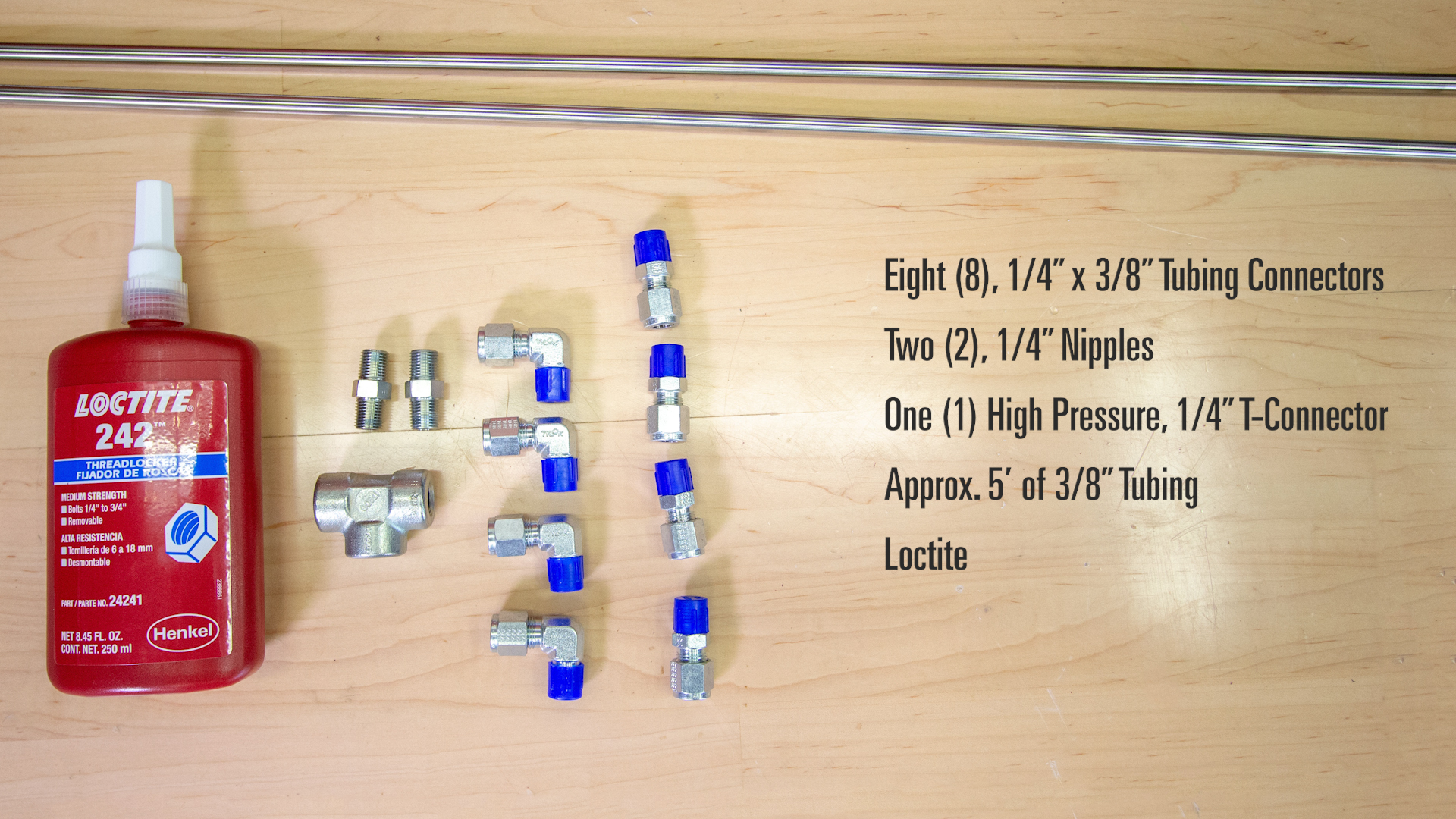 high pressure control valve back pressure package components