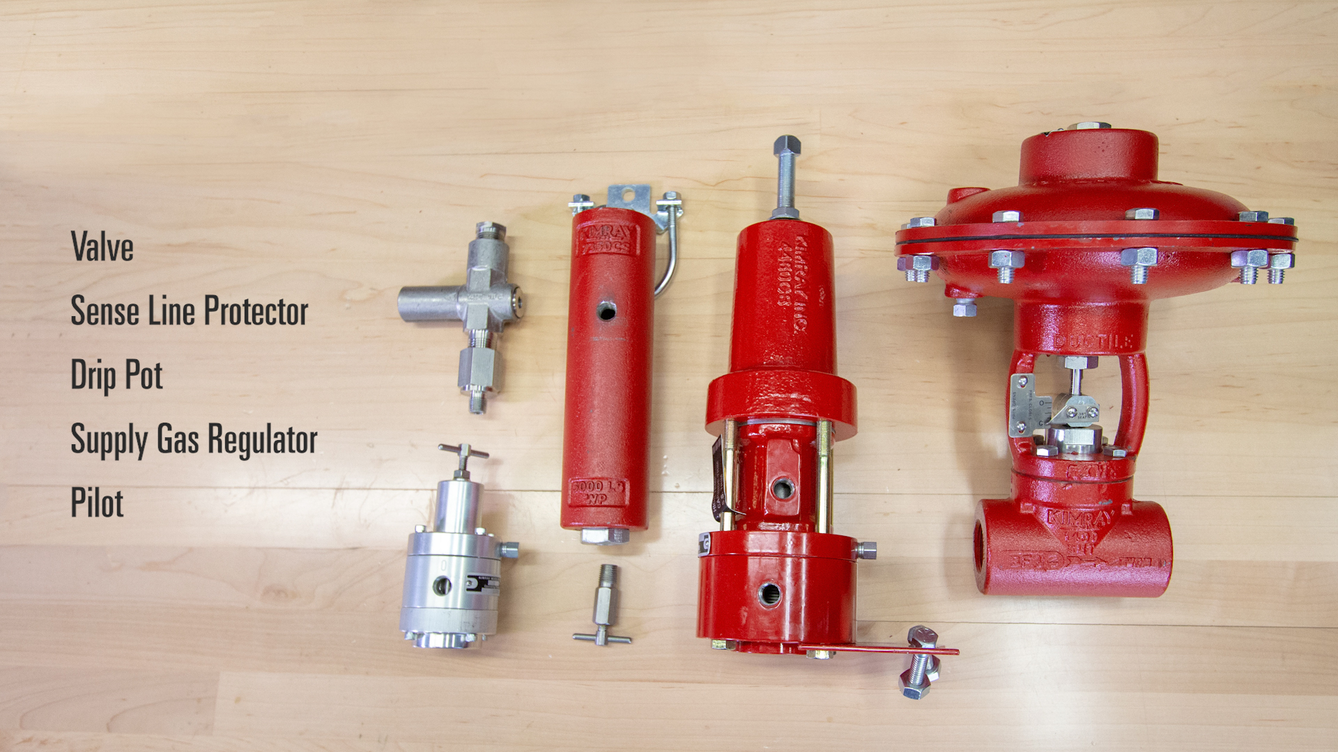 high pressure control valve back pressure package parts