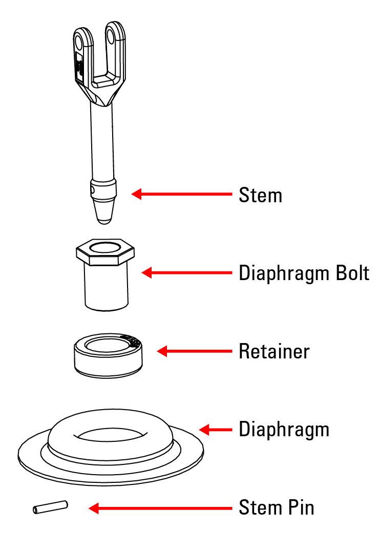 illustration of stem assembly
