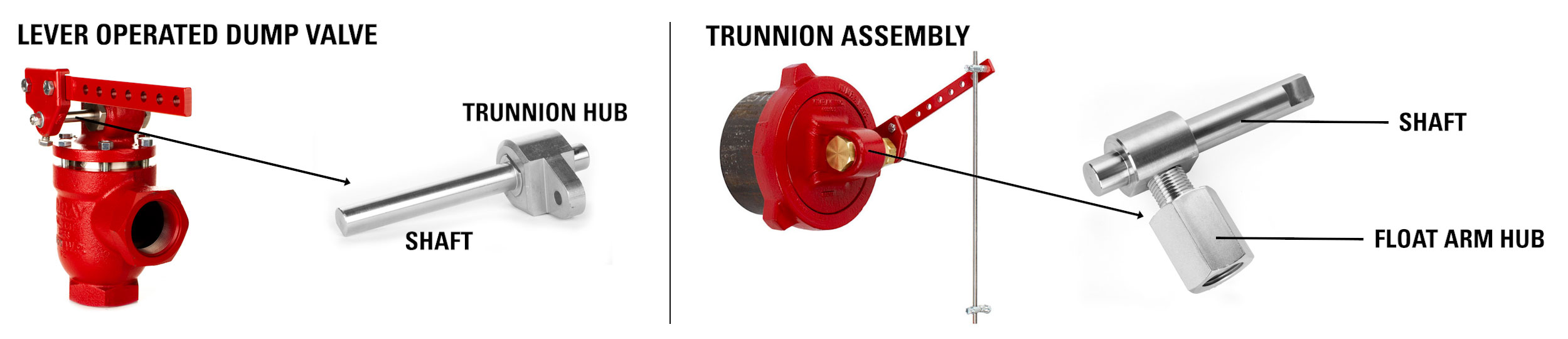 shaft-and-hub-for-valve-and-trunnion